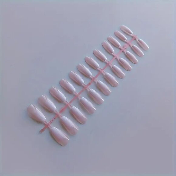 24 Piece Ballerina-Shaped Press-On Nails - Picture 2 of 5